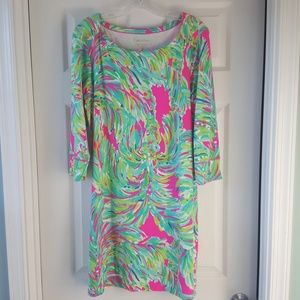 Lilly Pulitzer tropical print dress